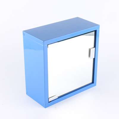 Home Hotel Bathroom Mirror cabinet for storage accessories with glass door