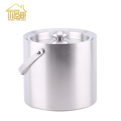 2019 new Custom design Stainless steel wine cooler Barware accessories Double wall ice bucket