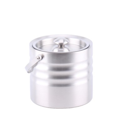 Double Wall Custom Insulated Hotel Bar Pub stainless steel Ice Bucket Champagne beer can cooler