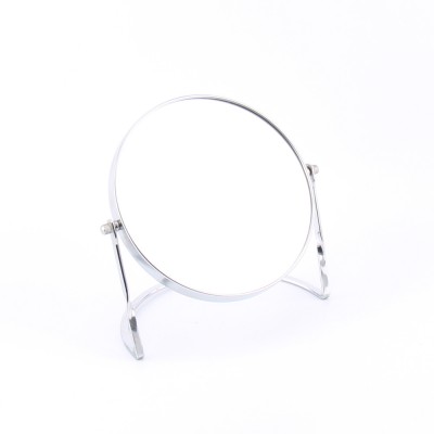 Desktop Chrome Cosmetic Mirror Double Sides Rotary Makeup Mirror Magnifying Vanity Mirror