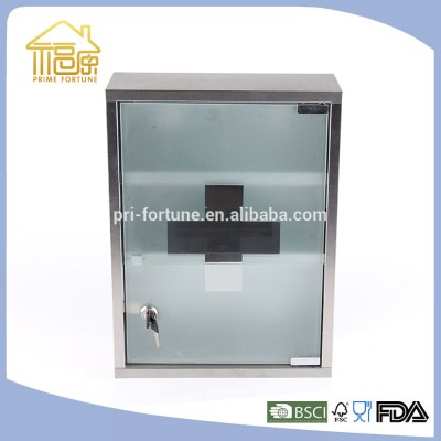 Medicine Cabinet With Tempered Glass/Medicine Box