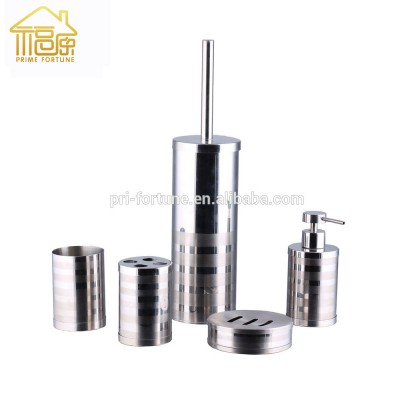 Stainless Steel Bathroom Accessory/Bathroom Accessory Set/Bath and Body Gift Set