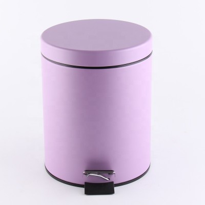 Colorful Pedal Bin with Plastic Basket / Dust Bin / Pedal Trash Bin for kitchen for bathroom